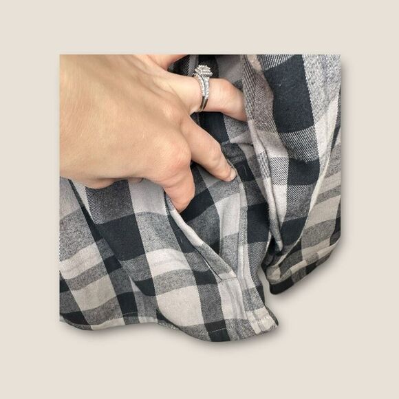 Browning Men’s Hooded Jacket Gray Black Plaid Size Large - Picture 6 of 8